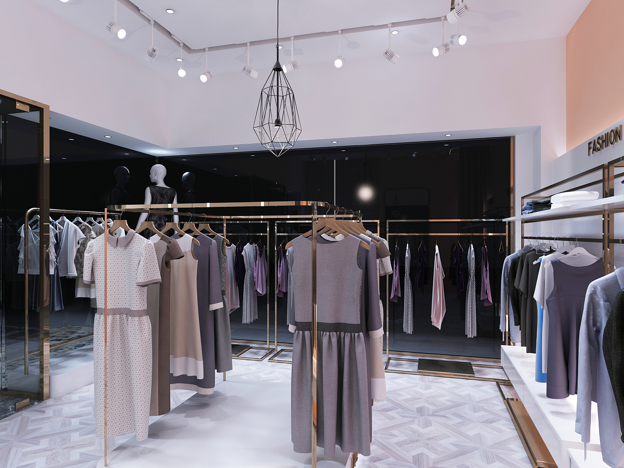 服装城的一家女装店面