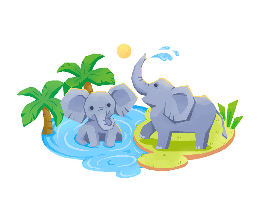 小动物（图ZMjMxNDA1Mzky） - 儿童插画 - 站酷设计师壹碗原创素材 - 站酷ZCOOL