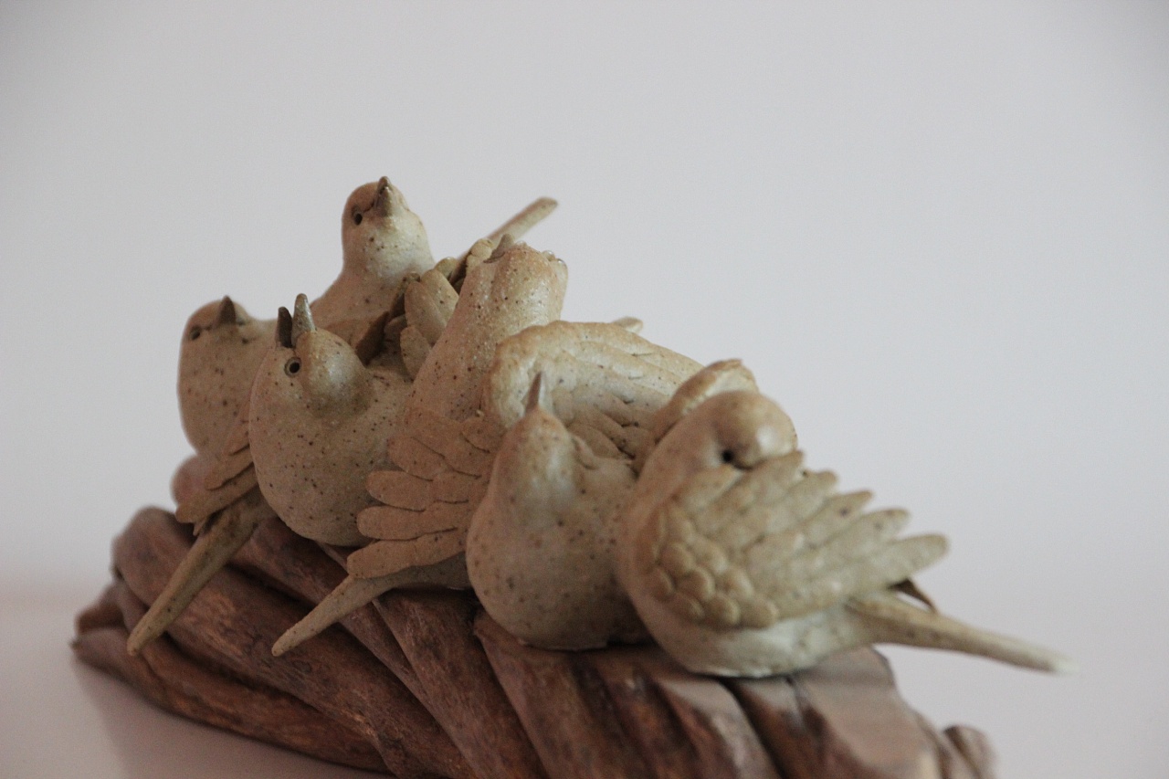 纯手工雕塑编制陶瓷鸟动物等系列|纯艺术|雕塑|q294646240 - 原创作品