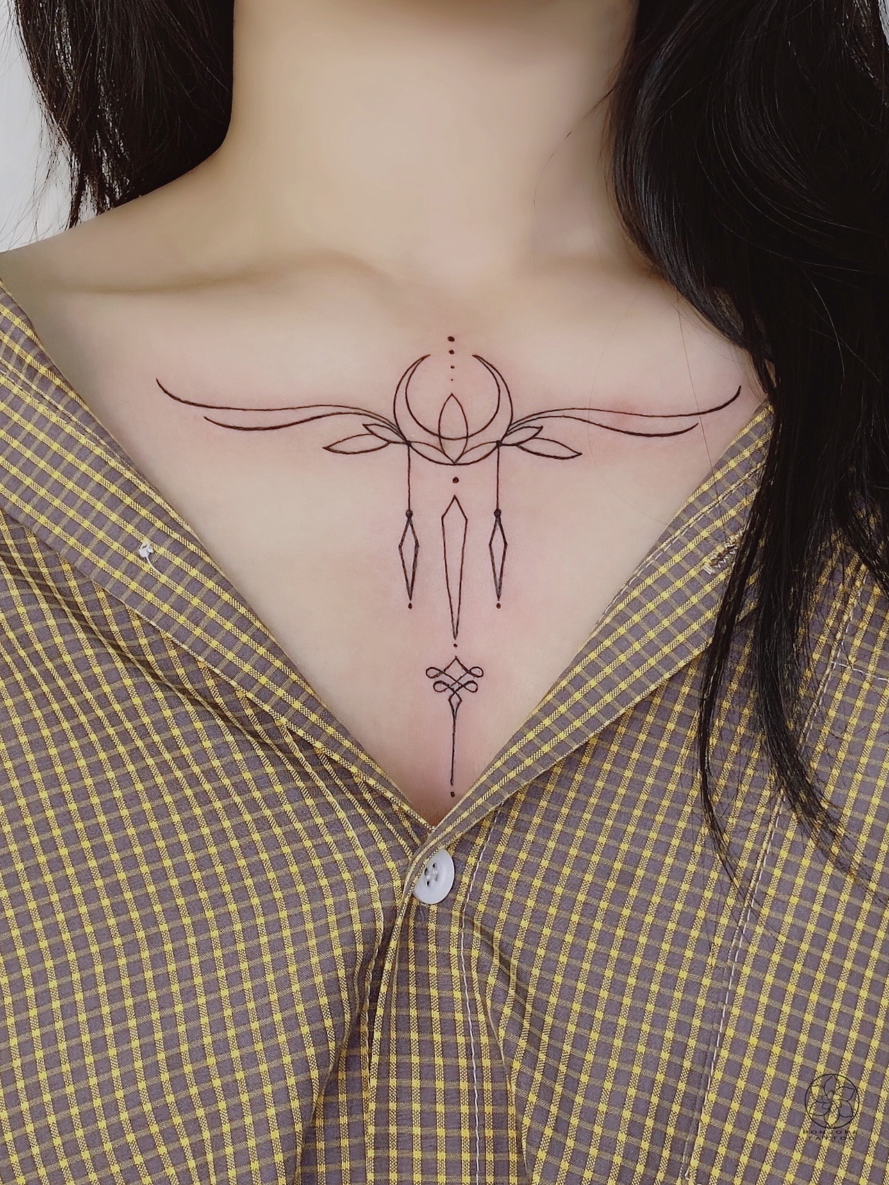 美少女战士权杖纹身图稿设计&纹身