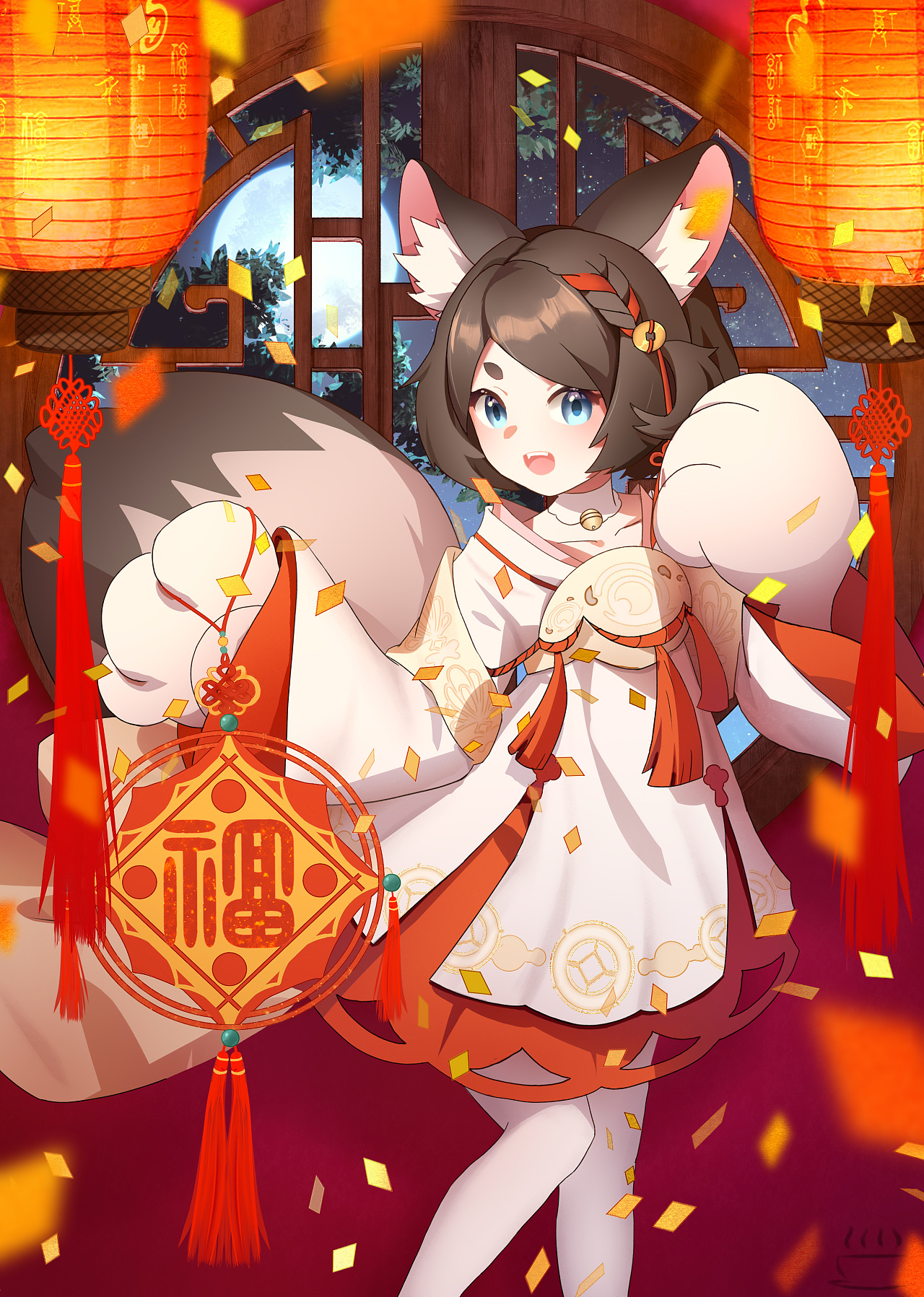 新年贺图|插画|创作习作|是煎茶呀 - 原创作品 - 站酷 (zcool)