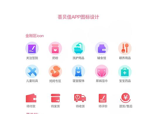 图标设计 以及运用到页面的效果