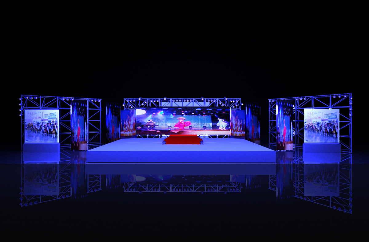 舞美设计—场景灯光氛围示意|空间|舞台美术|s_water - 原创作品