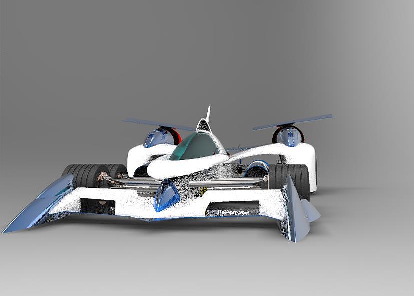 一辆闪电霹雳车