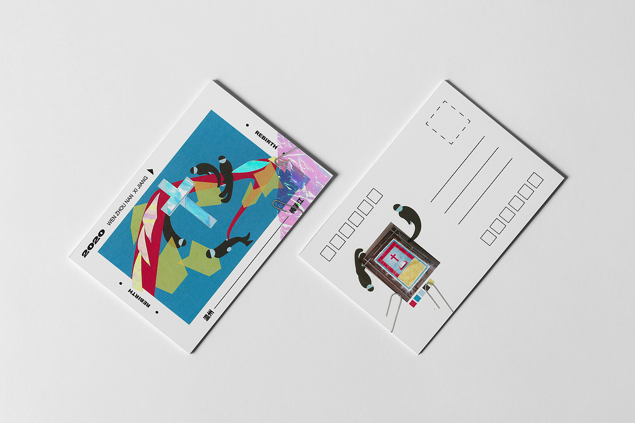 温州楠溪江主题旅游明信片_iyavayi-站酷zcool