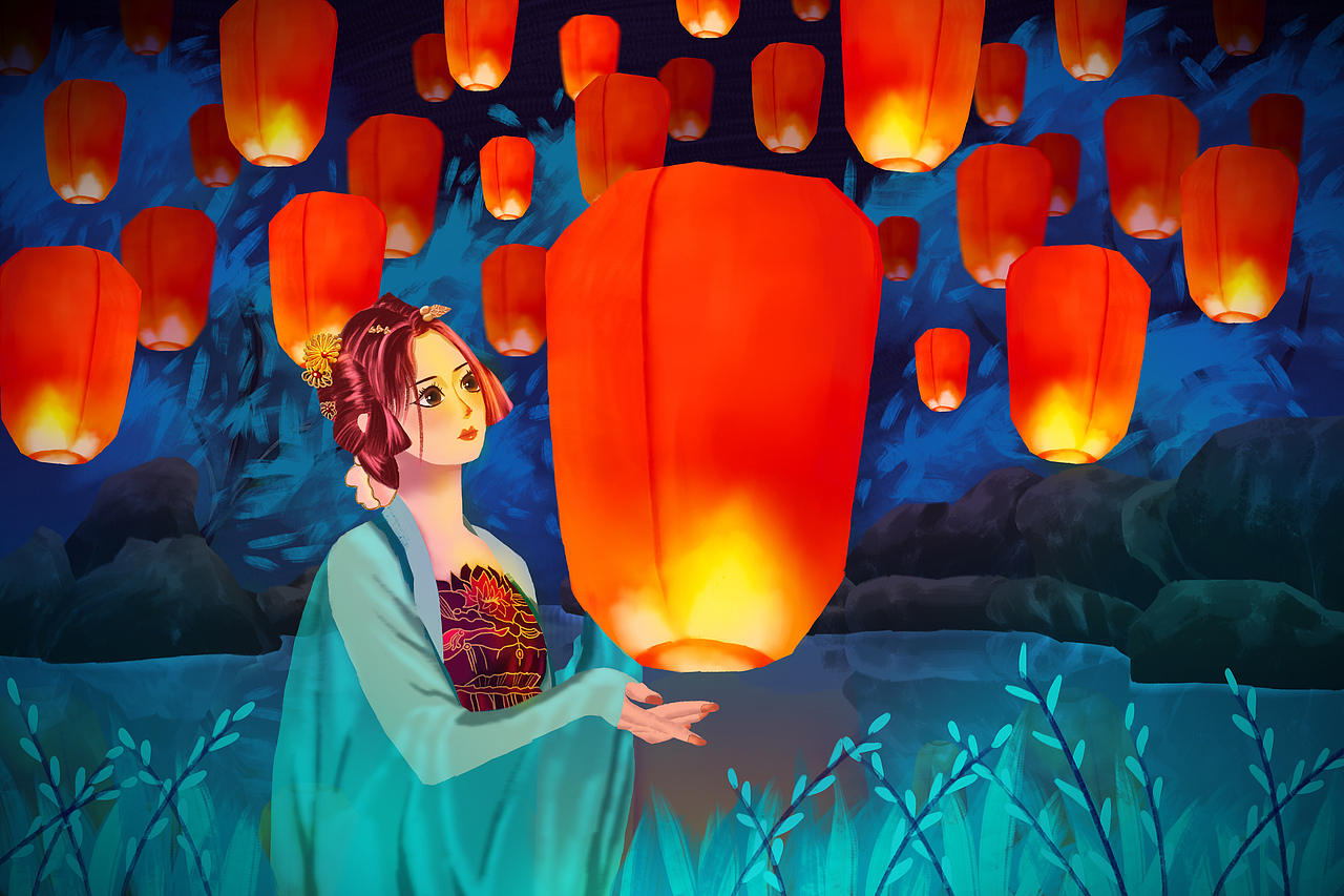 中秋祈福（圖ZMzEyNDQ2NDgw） - 創(chuàng)作習(xí)作 - 站酷設(shè)計(jì)師迷糊de小老鼠原創(chuàng)素材 - 站酷ZCOOL