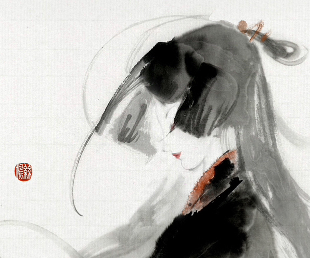 立春水墨随手涂（图ZMzY4NzAyNjUy） - 艺术插画 - 站酷设计师丝鸣原创素材 - 站酷ZCOOL