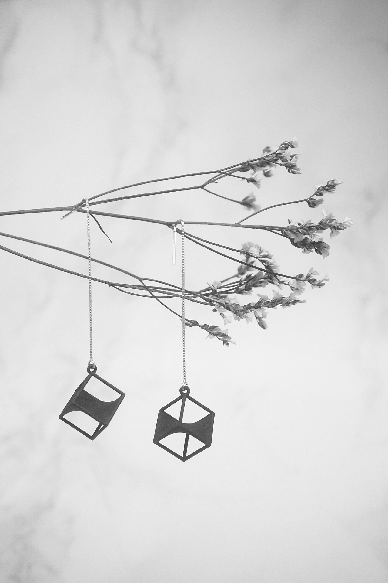 造么作品 | CUBE系列3D打印耳坠