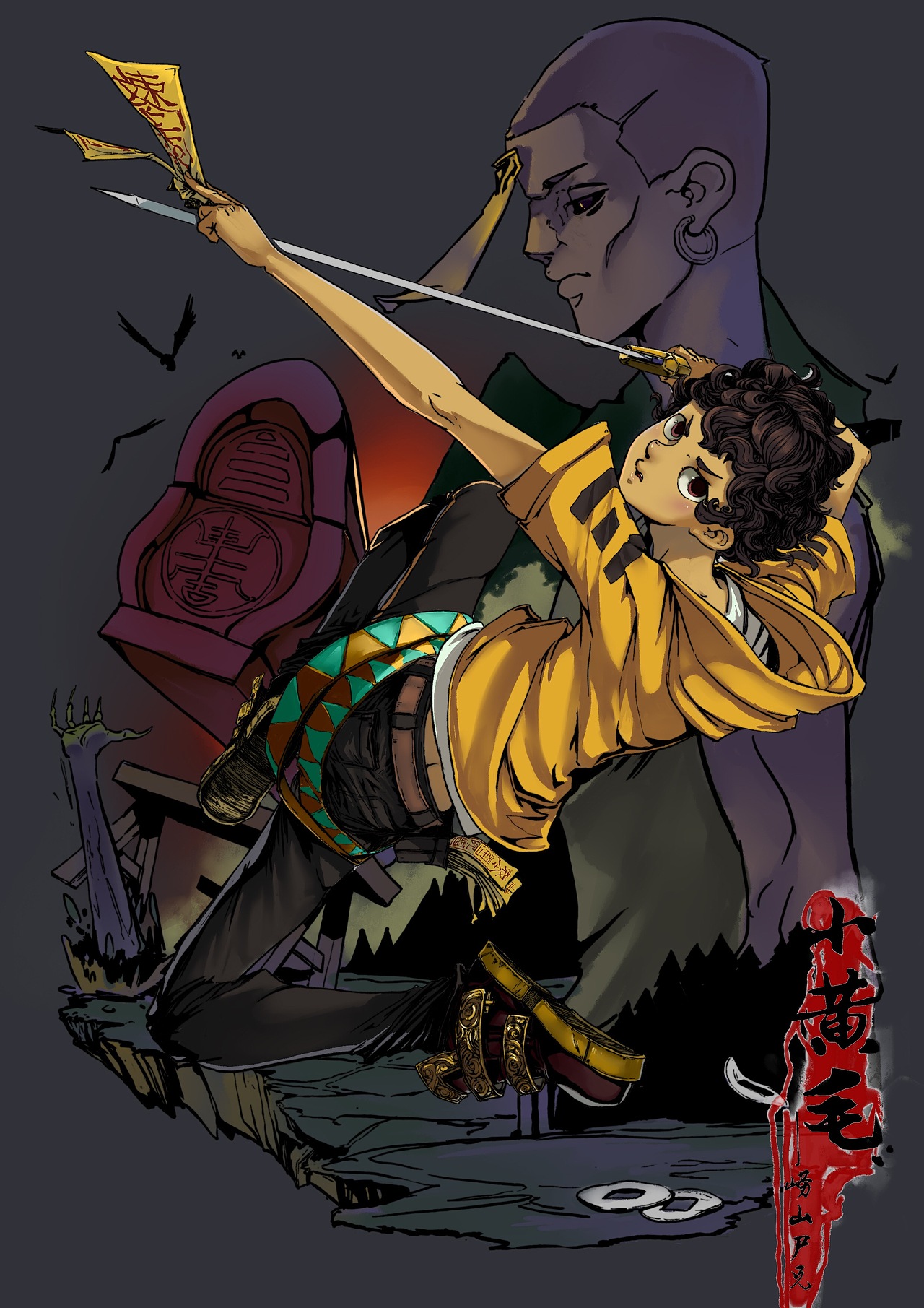 插畫(huà)習(xí)作（圖ZMTE5MDAyODk2） - 創(chuàng)作習(xí)作 - 站酷設(shè)計(jì)師宇宙人實(shí)驗(yàn)體二子原創(chuàng)素材 - 站酷ZCOOL