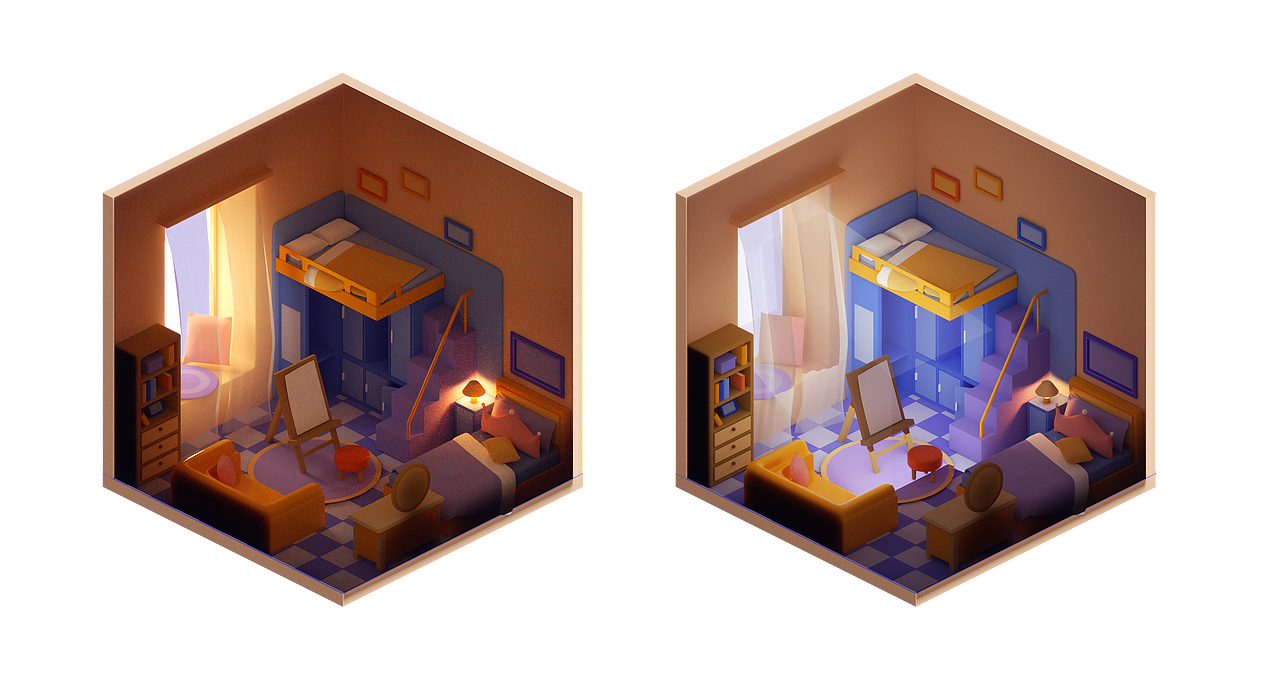 2021年3d作品（图ZMjkwMDM0MDg4） - 场景 - 站酷设计师我只能这样了原创素材 - 站酷ZCOOL