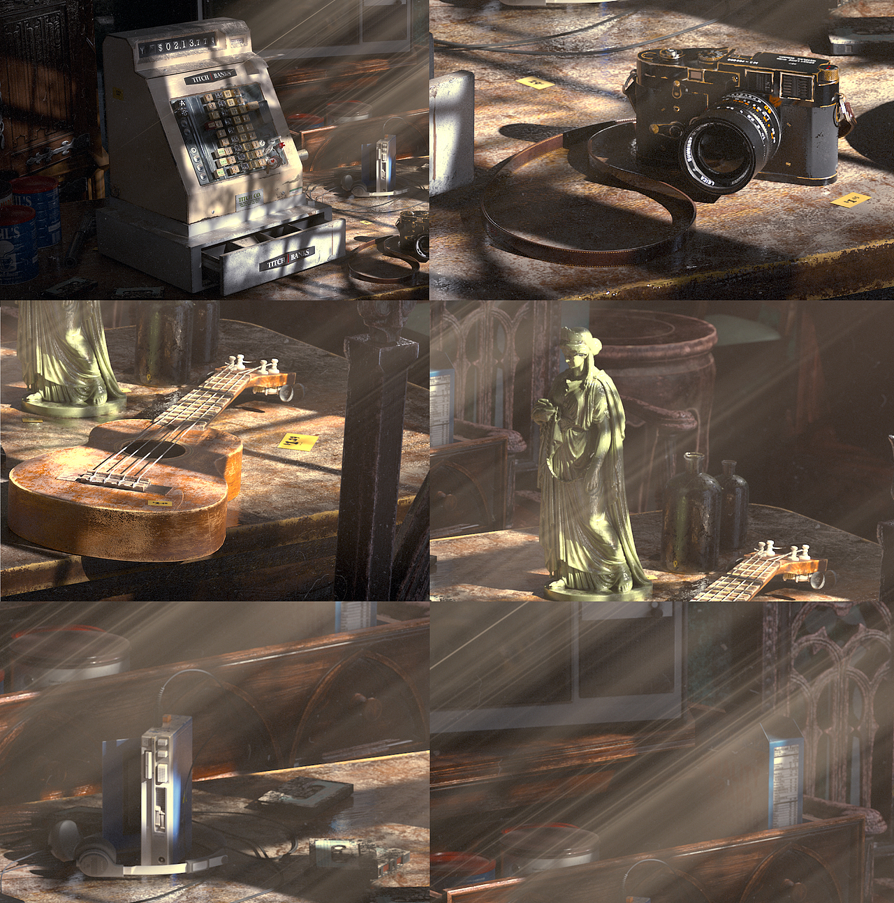 c4d-RS RENDER-Temple AND Antique shop（图ZMjg4ODUwODA4） - 场景 - 站酷设计师我想哭泣原创素材 - 站酷ZCOOL