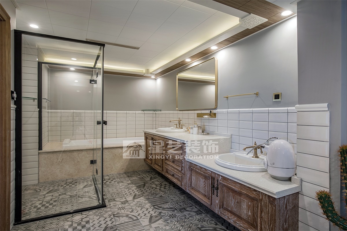 贵阳万科新都荟装修,中航城美式复古风设计!