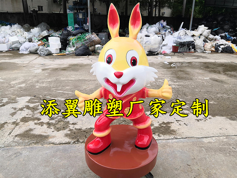 玻璃钢十二生肖雕塑卡通动物造型从最小的猪仔开始数吧