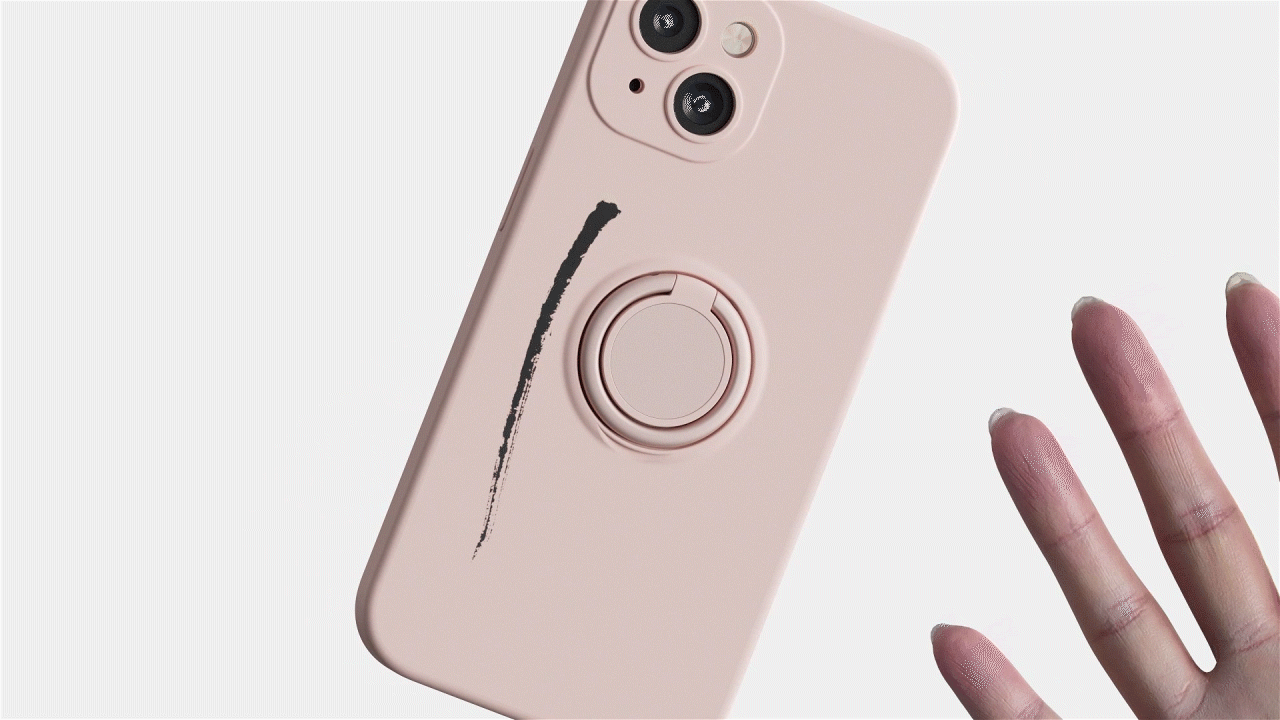 iPhone 13 硅胶指环手机壳-产品动画（图ZMjkyMjQ5Mzc2） - 产品 - 站酷设计师jia_w原创素材 - 站酷ZCOOL