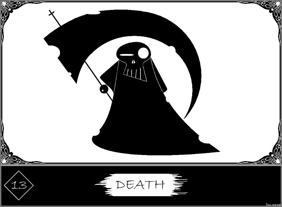 塔罗牌大阿卡纳主牌|插画|艺术插画|黑白浪漫 - 原创作品 - 站酷