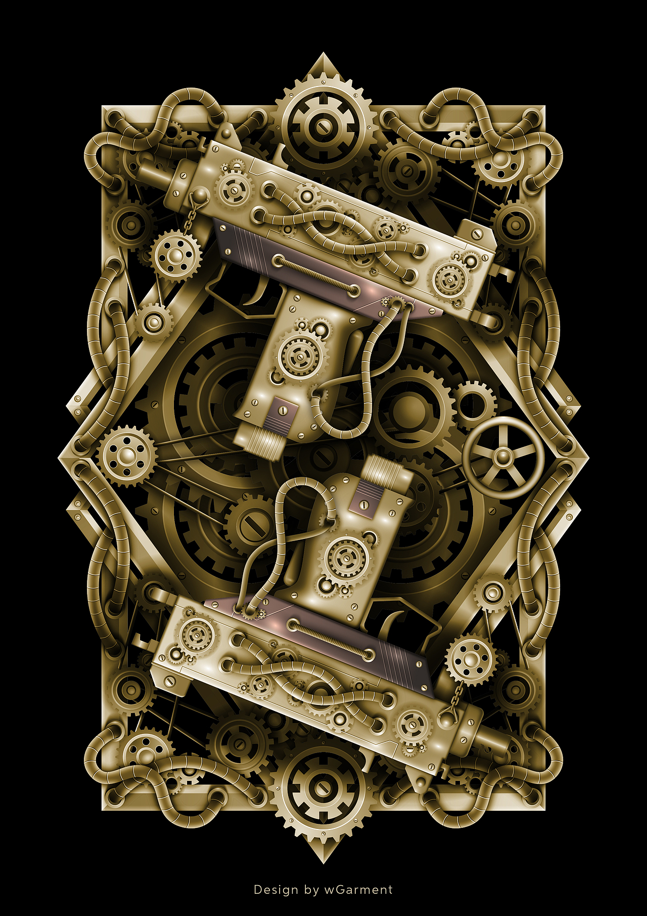 原创插画|蒸汽朋克✖️和平精英