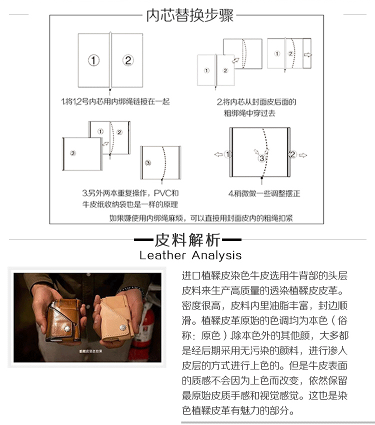 商务简洁绑带TN旅行笔记本头层牛皮记事本真皮日记本（图ZNzgwOTY0NjA=） - 工艺品设计 - 站酷设计师群星本册原创素材 - 站酷ZCOOL