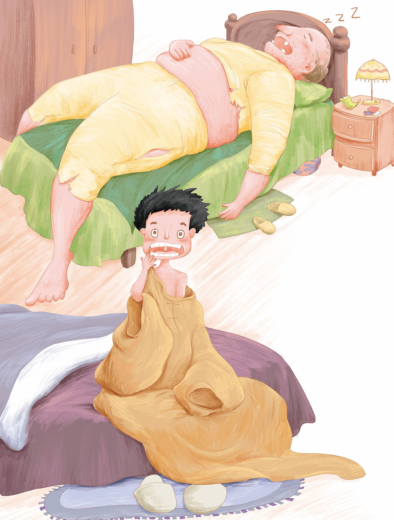 交换身份（图ZMjQ1Nzg5NTYw） - 儿童插画 - 站酷设计师狗儿婉儿原创素材 - 站酷ZCOOL