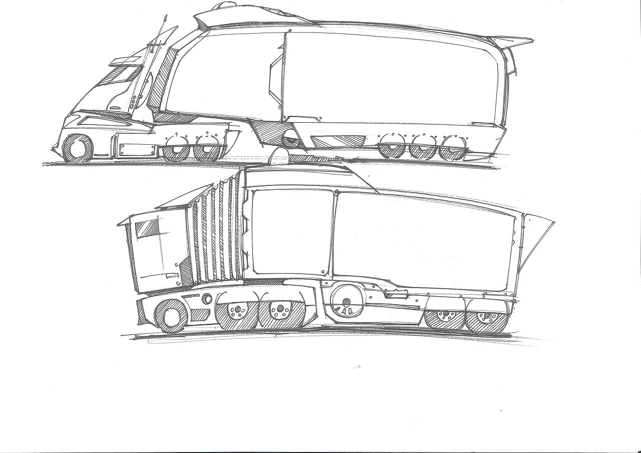 工业设计手绘汽车系列（图ZOTc4OTkyNjg=） - 其他工业/产品 - 站酷设计师享耳睿GReen原创素材 - 站酷ZCOOL