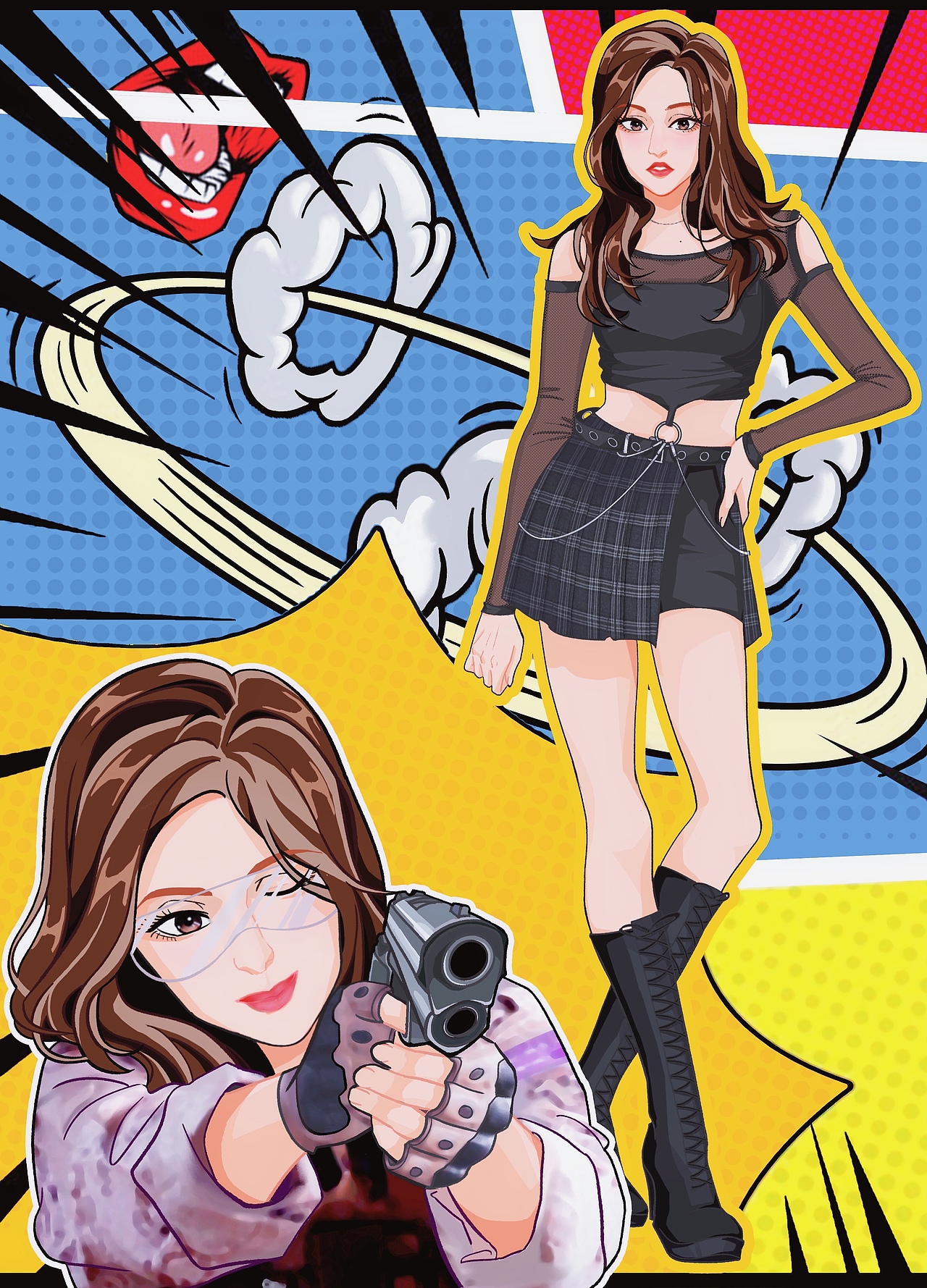 插图（图ZMjI5NDEwOTg0） - 单幅漫画 - 站酷设计师你讲的话原创素材 - 站酷ZCOOL