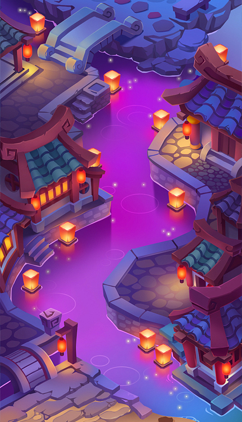 Q版游戏地图场景(三)