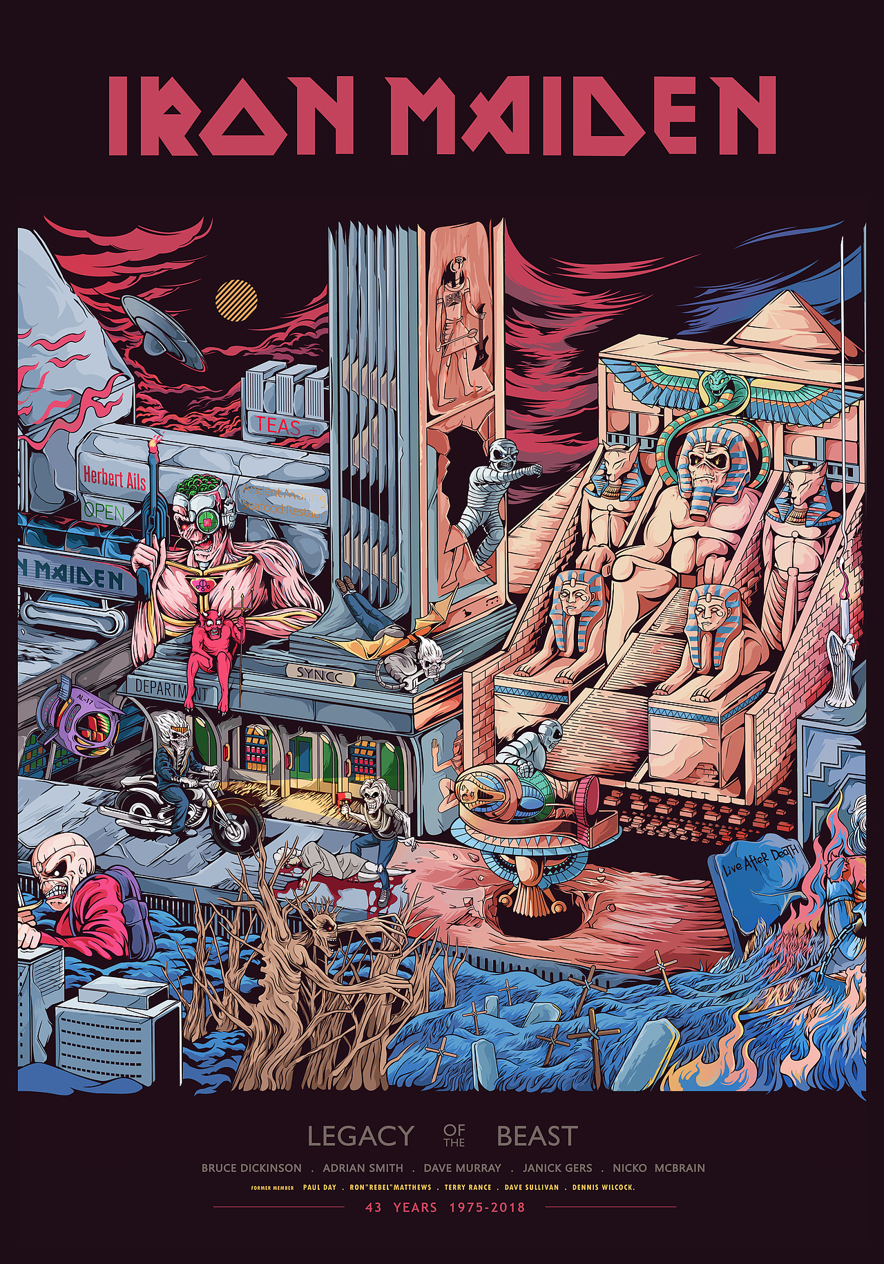 new frontier-致敬 iron maiden（图ZMTExNDQyODI4） - 商业插画 - 站酷设计师乔治王子品牌设计原创素材 - 站酷ZCOOL