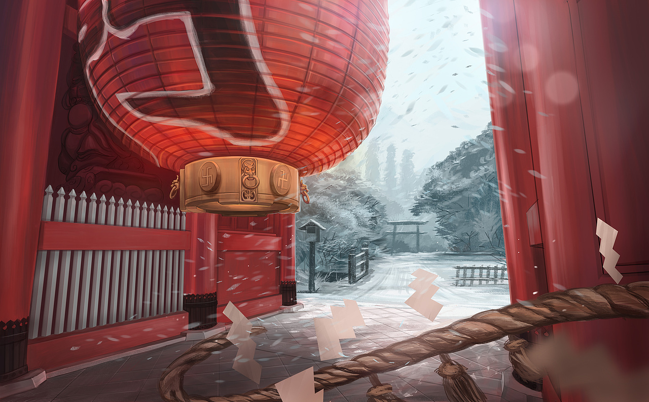 场景气氛，浅草寺（图ZMTMyMzM5NDEy） - 概念设定 - 站酷设计师86363828原创素材 - 站酷ZCOOL