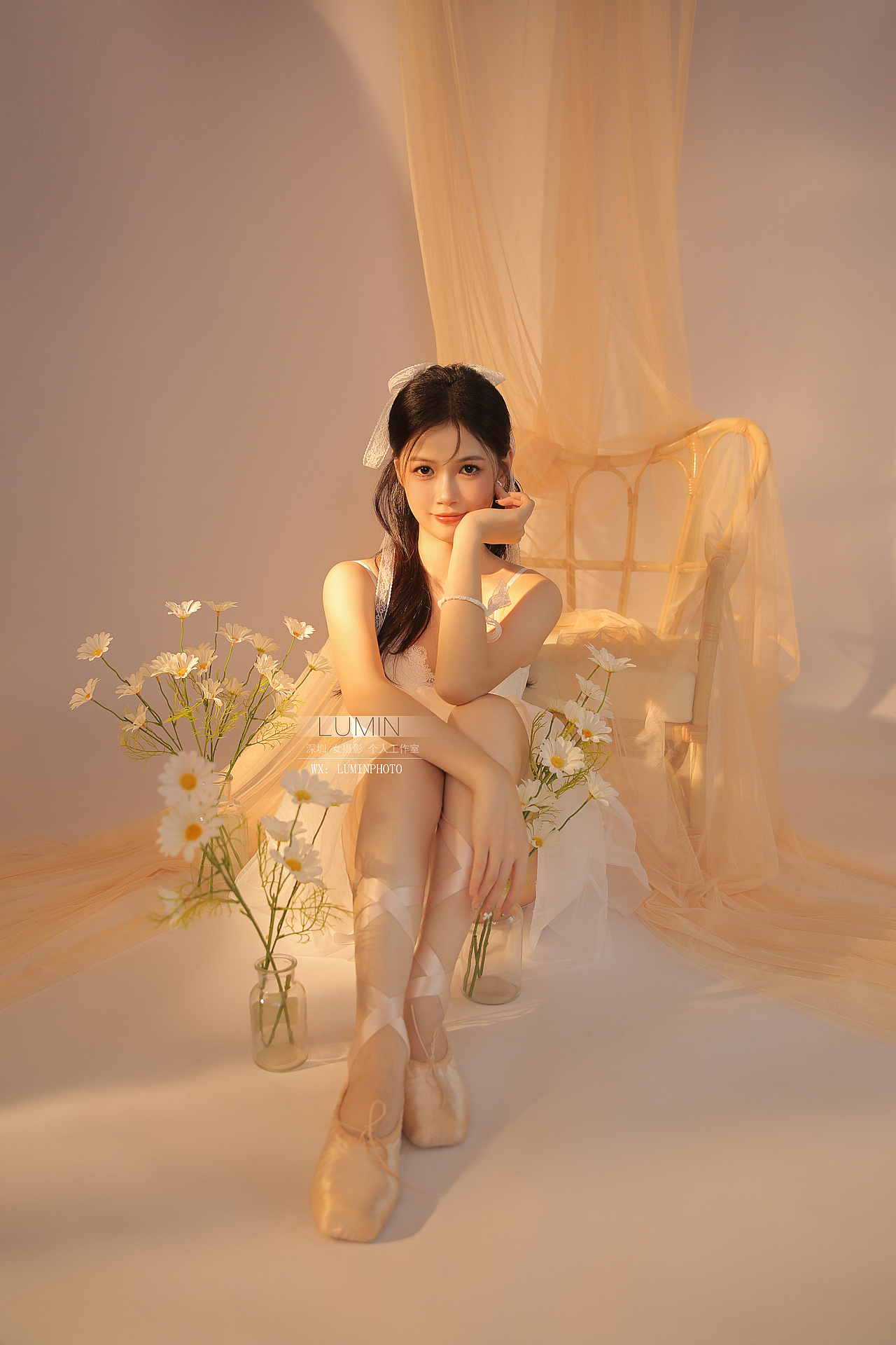 花与纱的浪漫唯美 芭蕾风 少女 🩰（图ZMzU1ODM2NzYw） - 人像摄影 - 站酷设计师深圳女摄LUMIN原创素材 - 站酷ZCOOL