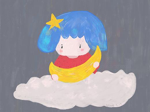 中秋快乐（个人主页-ZNTUzNTQxMTI=） - 艺术插画 - 站酷设计师低空飞行yuuu原创素材 - 站酷ZCOOL