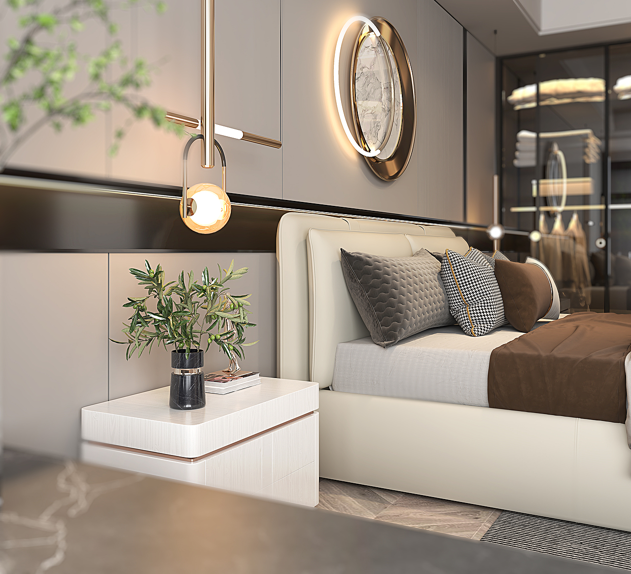 轻奢家具设计—NELLA|卧室生活空间（图ZMjkwNjk1NjI0） - 生活用品 - 站酷设计师万吨黄金原创素材 - 站酷ZCOOL