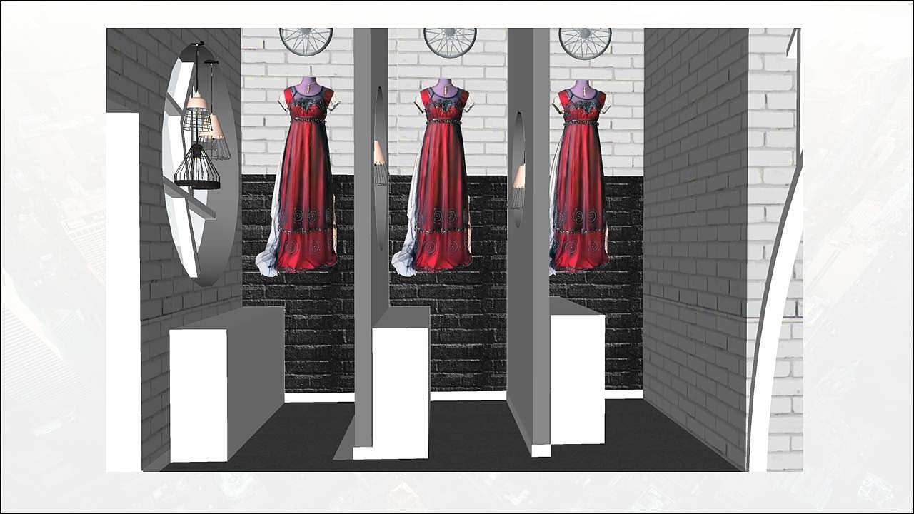 学生时代-婚纱店设计