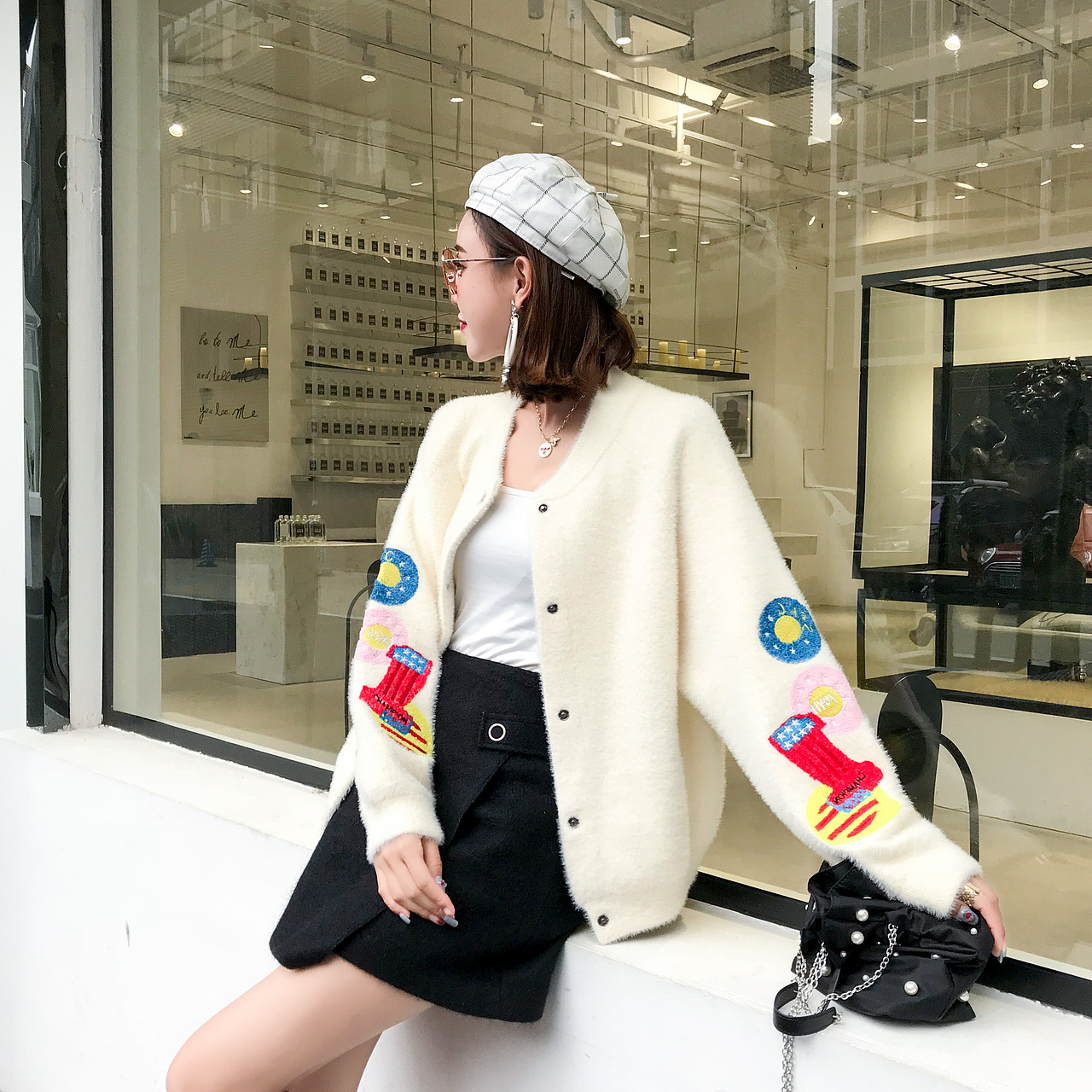 朋盛传媒-瑶瑶毛呢外套拍摄 淘宝拍摄