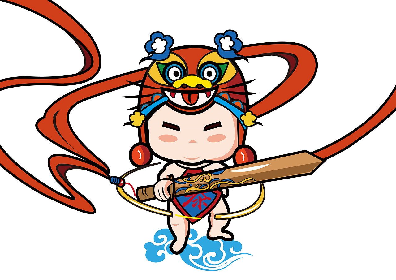 民俗宝宝（图ZMTU5NjA5NDQ4） - 商业插画 - 站酷设计师如画如风原创素材 - 站酷ZCOOL