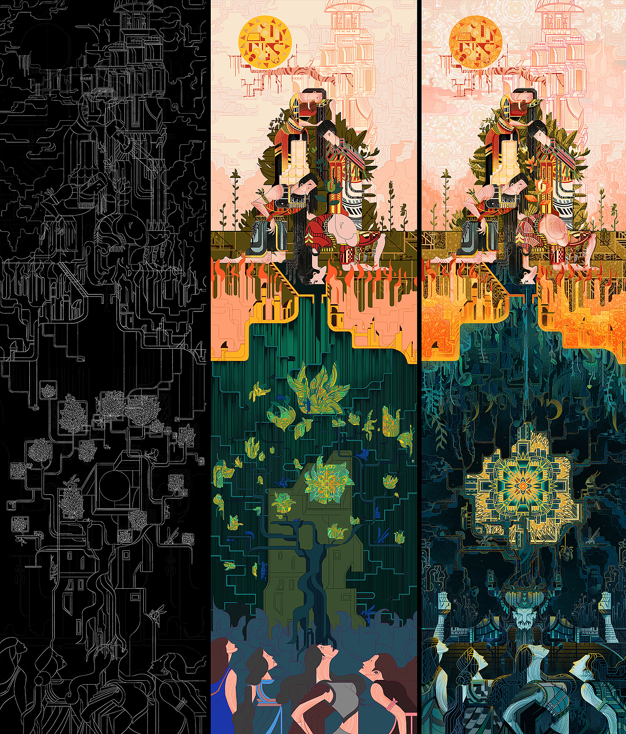 探渊（图ZMjY1ODkwMzI0） - 海报 - 站酷设计师鑫兰灰人原创素材 - 站酷ZCOOL