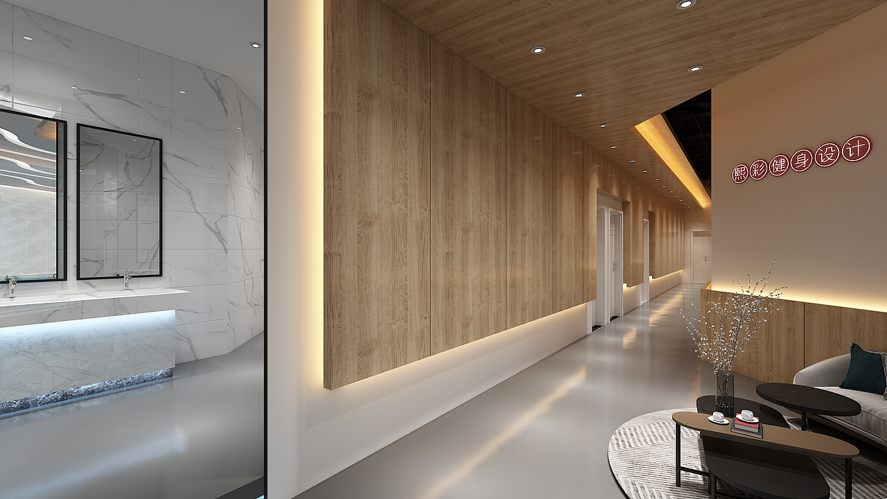 动感单车设计|瑜伽室设计|器械更衣室淋浴房设计（图ZMTgxNTQ3Mjky） - 展陈设计 - 站酷设计师品牌设计Calvin原创素材 - 站酷ZCOOL