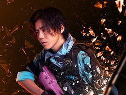 网剧《穿越火线》单人“破次元”海报