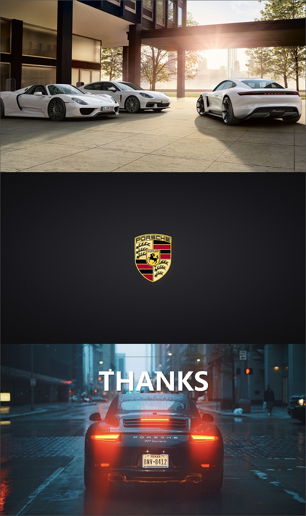 保时捷panamera行政加长版ppt模板