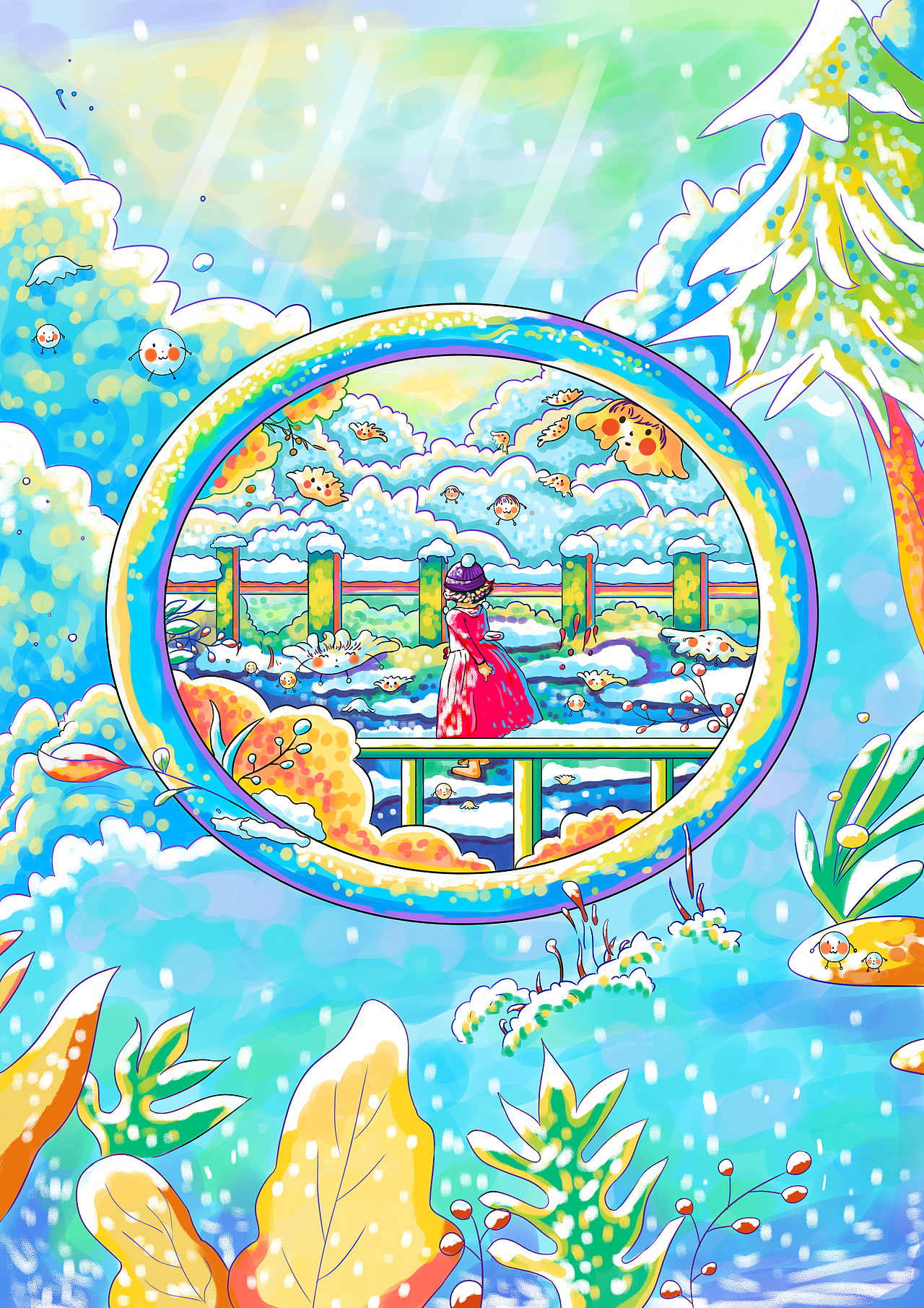 传统节日插画（图ZMjUxOTA1NTA4） - 创作习作 - 站酷设计师爱画画的小胖子原创素材 - 站酷ZCOOL