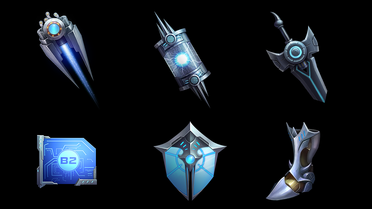 科技风图标（图ZMTI3NTIzMjQ4） - 游戏UI - 站酷设计师小龙龙i原创素材 - 站酷ZCOOL