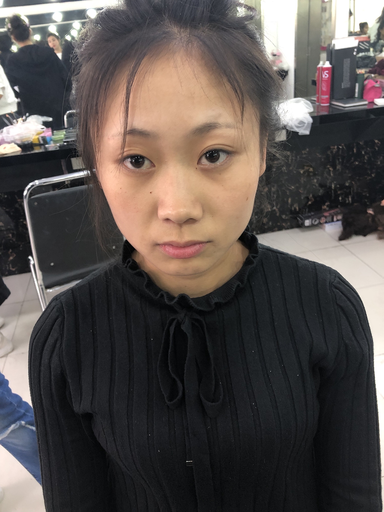 潍坊奈斯化妆培训学校   日系风尚森系新娘妆容造型