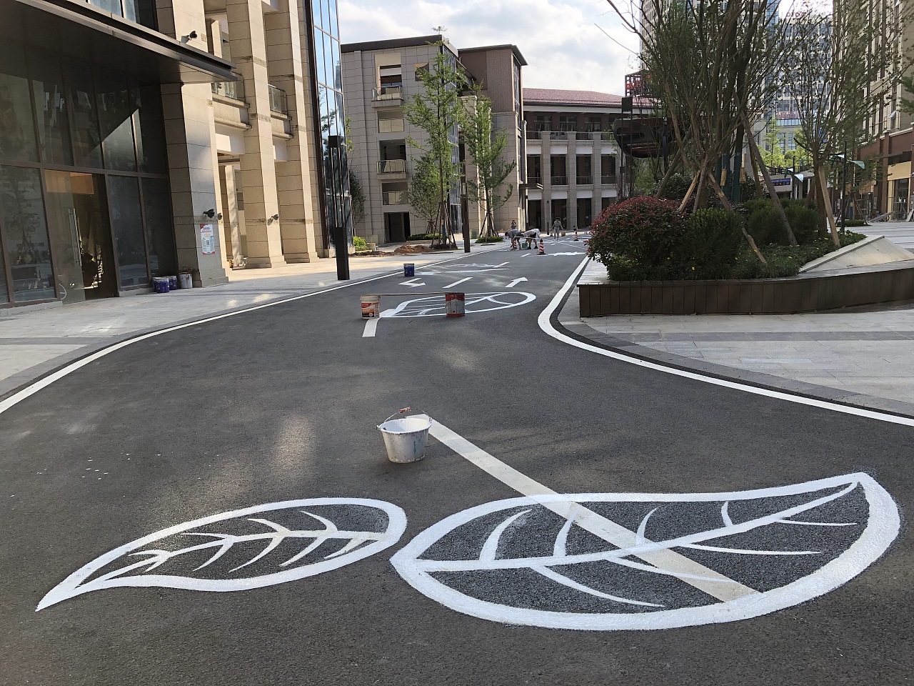 地画 主题 茶 沥青路