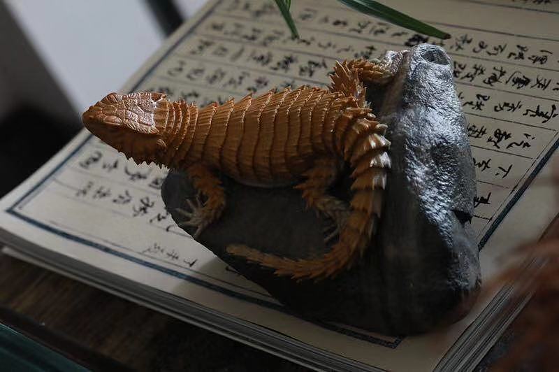 秋坞居高端蜥蜴石雕篆刻写实作品（图ZMTcwNjA4Mzg4） - 工艺品设计 - 站酷设计师秋坞居原创素材 - 站酷ZCOOL