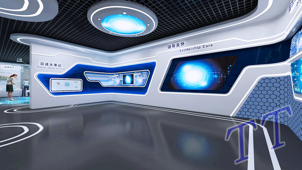 绍兴展厅3d效果图