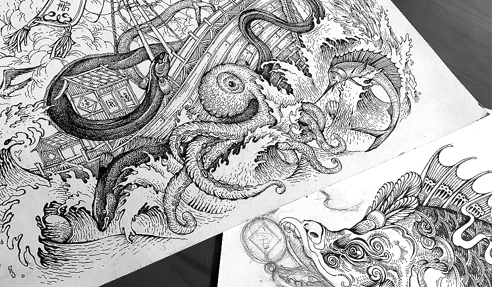 一作品牌 | 開渔舫海鲜餐厅（图ZMTUwNDY3NTI4） - 品牌 - 站酷设计师一作设计_朱存辉原创素材 - 站酷ZCOOL