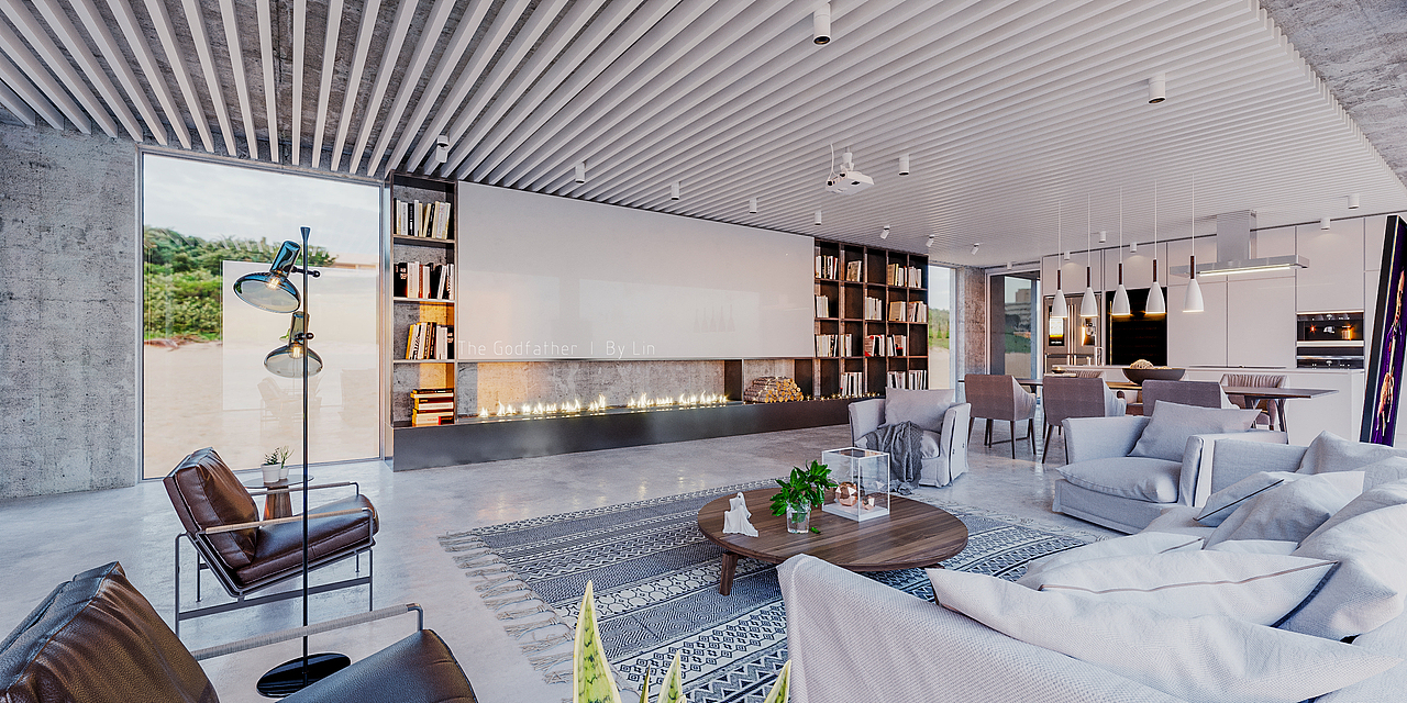 House by the sea 丨 海边的房子（图ZMTc3NjUxNzI4） - 家装设计 - 站酷设计师Chris_Lin原创素材 - 站酷ZCOOL