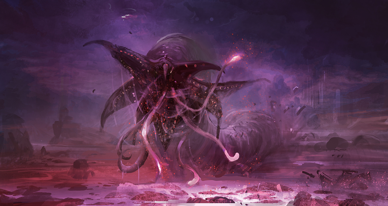 《克苏鲁神话:众神典藏图集》插画