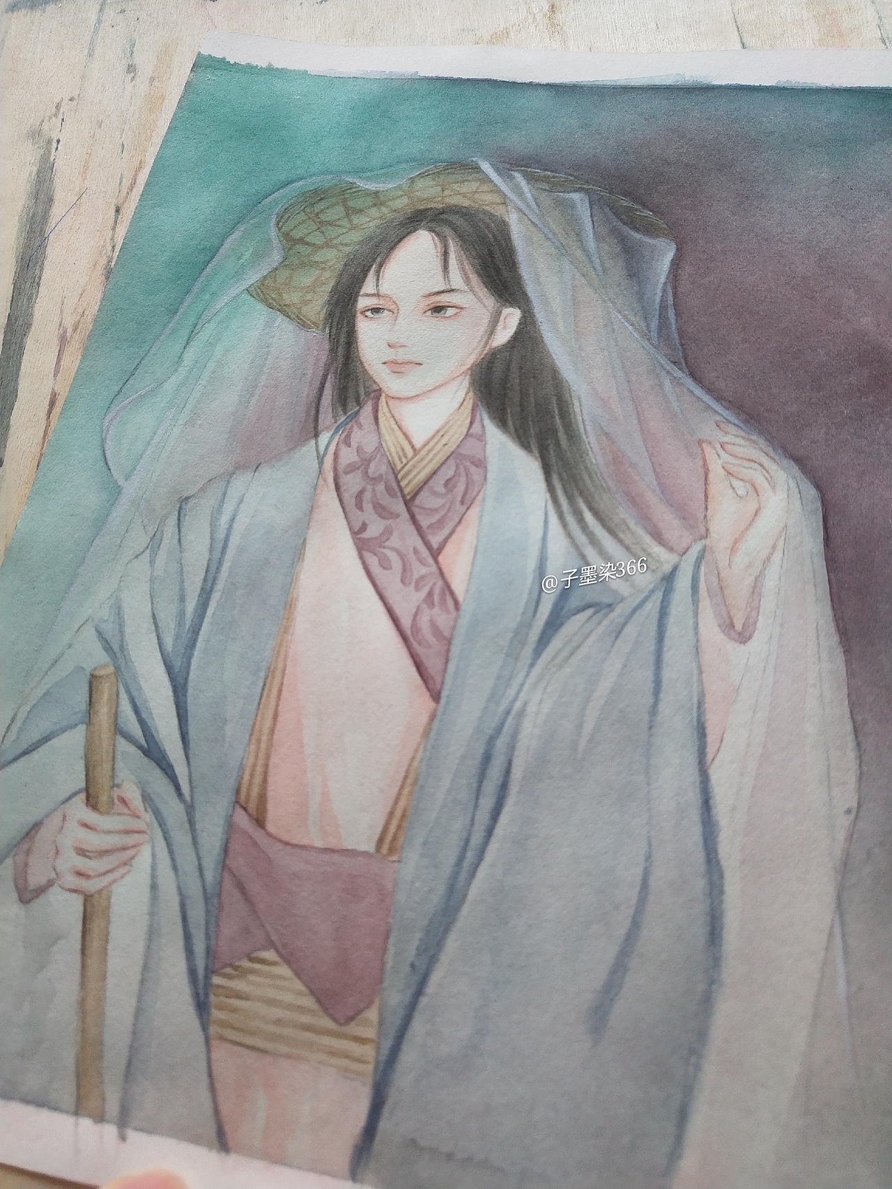 原创古风“有人给你送小红豆了”（图ZMjM1MzI0MDIw） - 创作习作 - 站酷设计师子墨染366原创素材 - 站酷ZCOOL