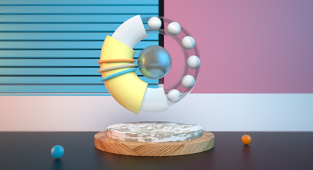 C4D小练习（图ZOTQxNTcwNDA=） - 场景 - 站酷设计师rechi原创素材 - 站酷ZCOOL