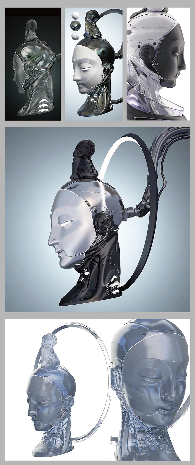 “从虚拟到现实 从仿佛到未来”—《未来仏》实体装置（图ZMjM2OTU1OTg4） - 手办/模玩 - 站酷设计师避世伯爵原创素材 - 站酷ZCOOL