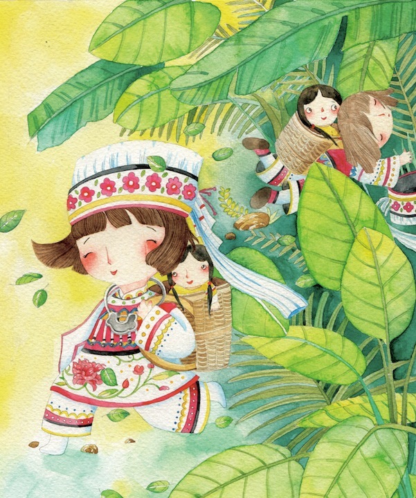 少数民族的风俗习惯_木棉绘画-站酷zcool